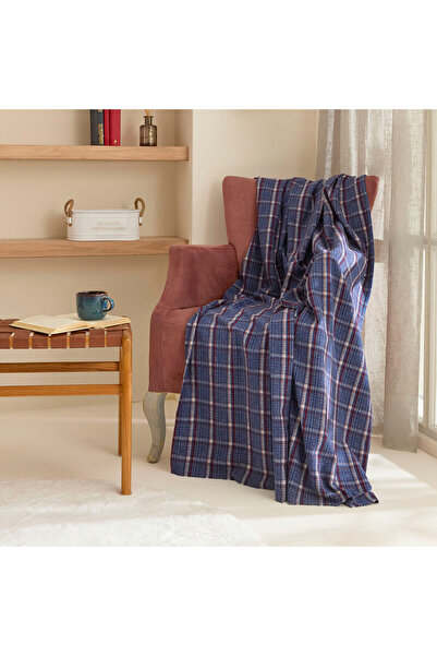 Karaca Home Flanel Throw Tv Battaniyesi Mavi/Lacivert