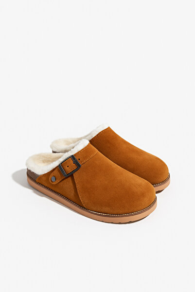 Giydim Gidiyor Lafami Süet Terlik Taba