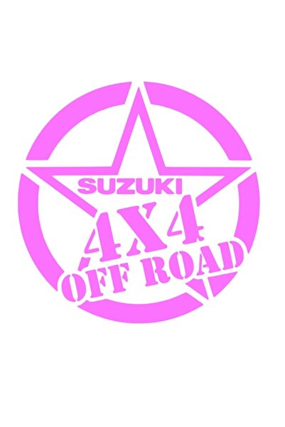 Oracal Sticker Stea Suzuki 4x4 off road roz, 20cm