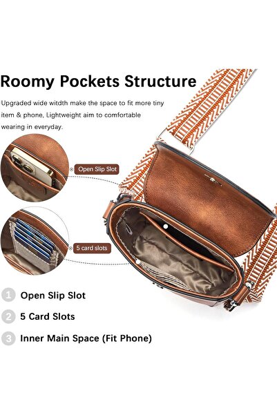 BOSTANTEN Womens Crossbody Purse Leather Cell Phone Bag Small Shoulder Handbags Purse