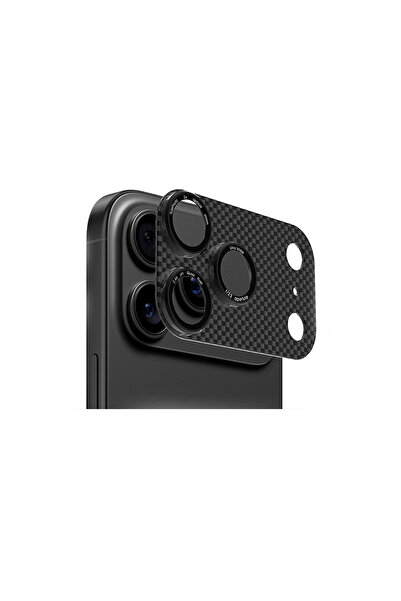 halkhouse iPhone 17 Pro Camera Lens Protector Carbon Armor 360 Protection