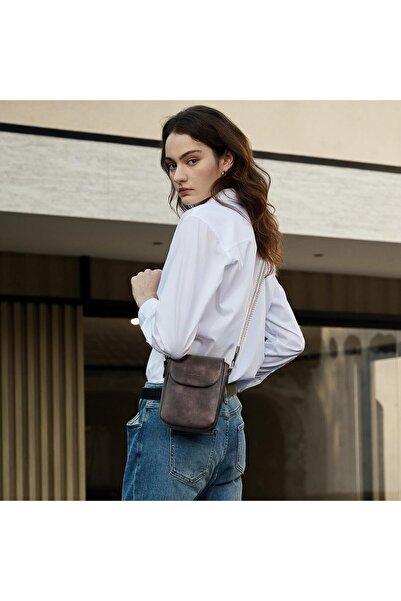 BOSTANTEN Women's Crossbody Leather Cell Phone Bag Small Shoulder Handbag