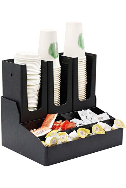 Generic منظم القهوة والتوابل من جولين - موزع أكواب ورقية للأكواب والأغطية الت...