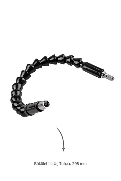 Rtrmax RTX1820BSET Şarjlı Darbeli Matkap 4'lü Set -Eldiven-Bits Uç + Kemer Klipsli Adaptör Seti-Uç Tutucu