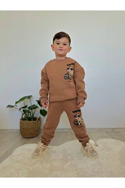 NURTOPU Set pentru băieți, set de sus și de jos, 3 fire, cu căptușeală din fl...