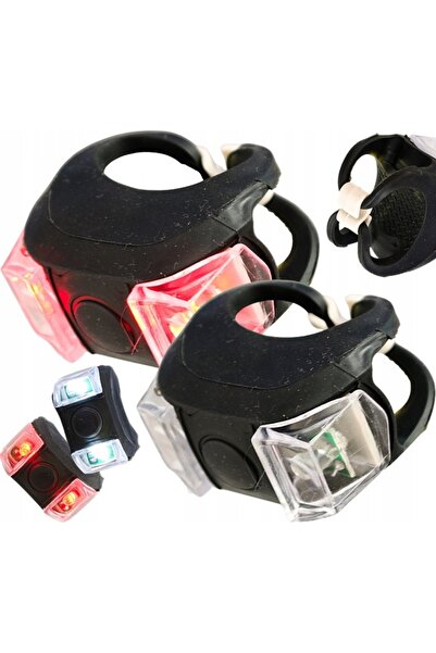 Other Lumini de bicicletă LED LAMPĂ DE BICICLETĂ FAȚĂ SPATE 2 BUCĂȚI