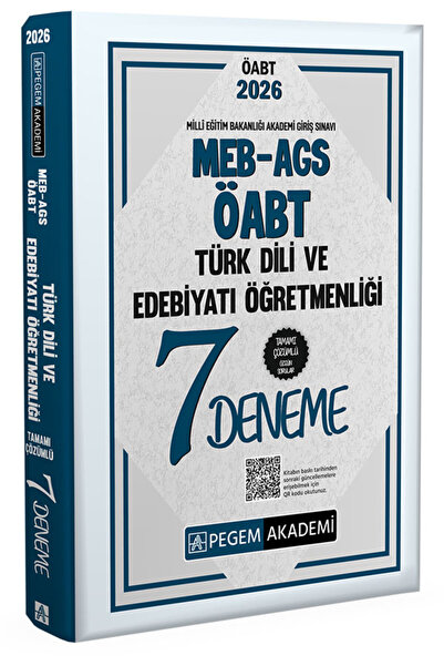Pegem Akademi Yayıncılık 2026 MEB AGS ÖABT Türk Dili Ve Edebiyatı Öğretmenliğ...
