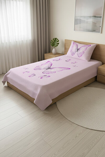 milroma Purple Butterfly Children's Pique Set