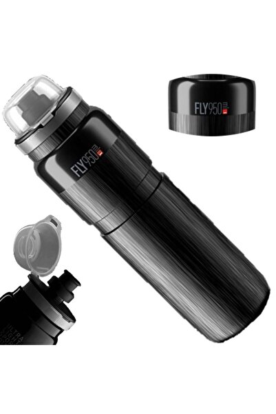 Other Sticlă ELITE FLY MTB TEX Negru Gri Logo 950ml SUPER LIGHT FĂRĂ BPA