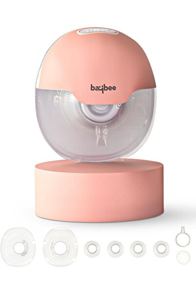 BAYBEE مضخة ثدي كهربائية بثلاثة أوضاع و15 مستوى شفط مع شاشة LED - مفردة، لون ...