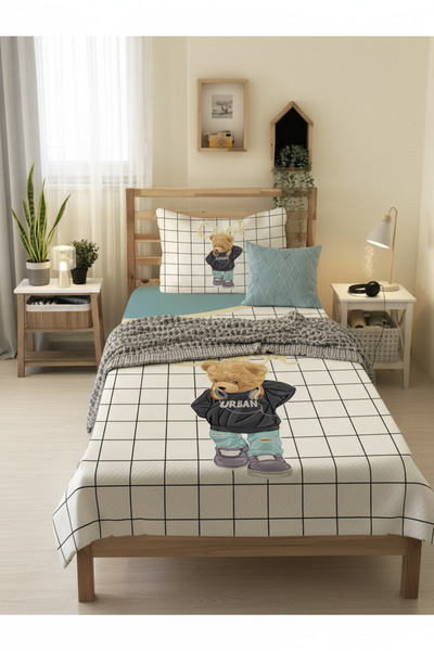 milroma Cool Teddy Bear Children's Pique Set