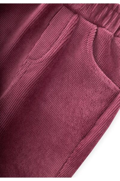 Cigit Fitilli Kadife Pantolon 1-8 Yaş Mürdüm