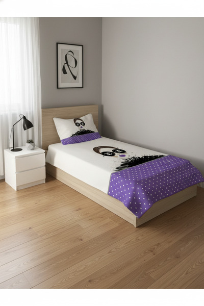 milroma Purple Dotted Fashion Children's Pique