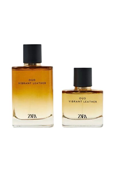 Zara OUD VIBRANT LEATHER ERKEK PARFÜM SET EDP 100 ML (3.4 FL.OZ) + 60 ML ( 2.03 O.Z)