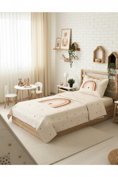 milroma Rainbow Patterned Children's Pique Set