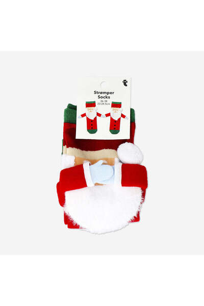 Flying Tiger Copenhagen El Ele Tutuşan Noel Baba Çorap 36/38