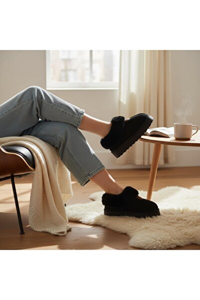 dehaine Women's fur clogs, City Walk, B1