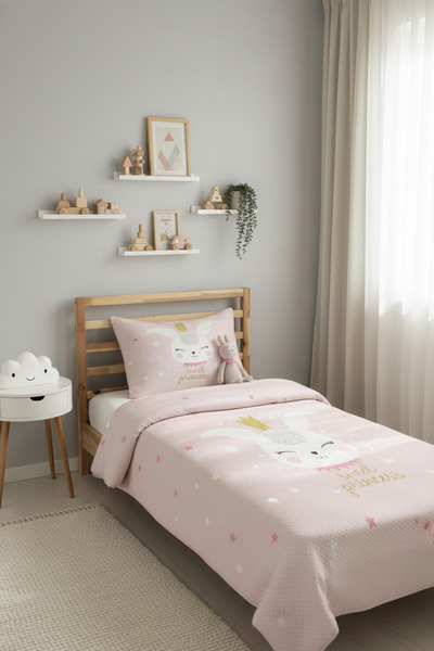 milroma Princess Rabbit Children's Pique Set