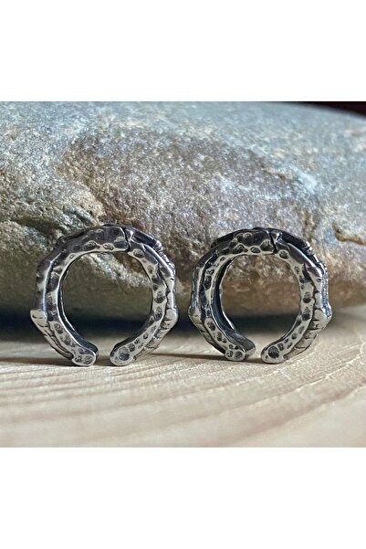 Viking Engraved Claw Design S+ Quality 316L Stainless Tarnish-Free Steel Compression Earrings Pair