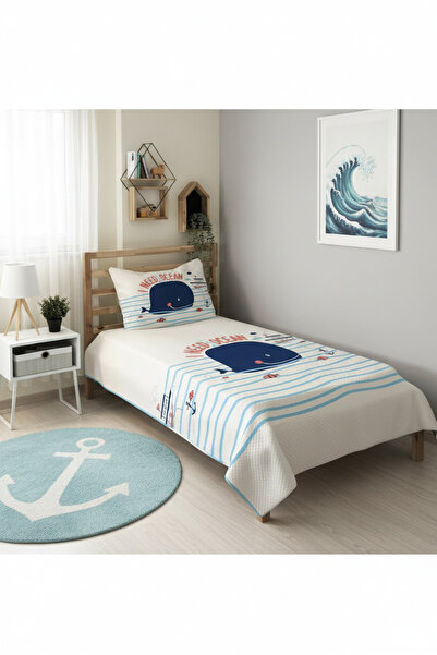 milroma Ocean Friendly Whale Children's Pique Set