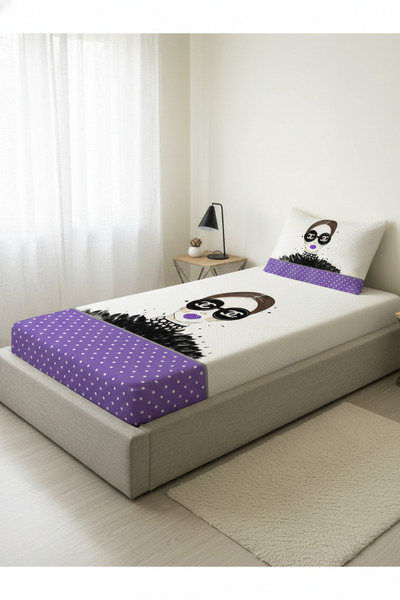 milroma Purple Dotted Fashion Children's Pique