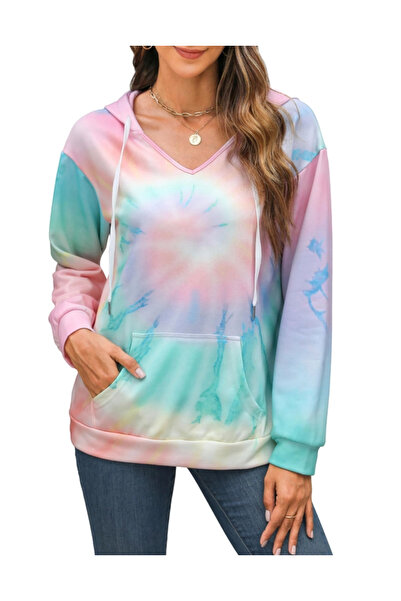 OEM Women's sports sweatshirt with hood and pocket 2XL