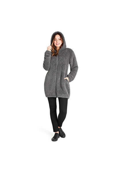 OEM Women's casual hoodie, gray L
