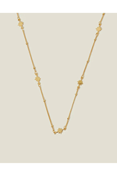 Accessorize Z Yıldızlı Kolye 14 Ayar Altın Kaplama
