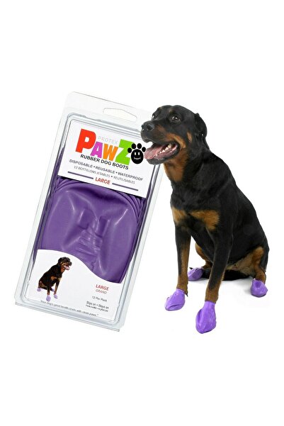 Pawz Boots Dog 12 Units Purple Size L