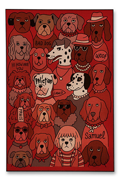 Rugs Modern Halı MOSSO Çiçek Desenli Dokuma Taban Modern Dekoratif Halı mosso...