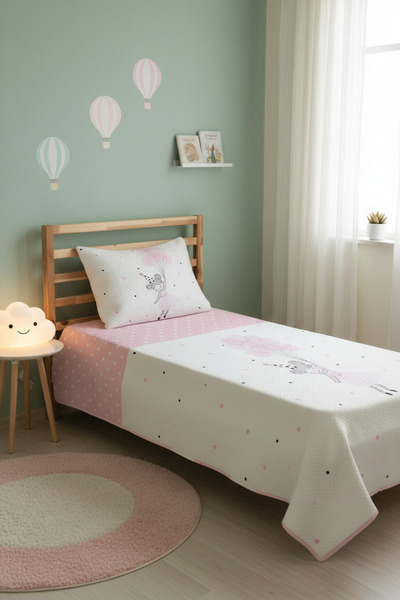 milroma Cute Girl Pique Set with Balloons