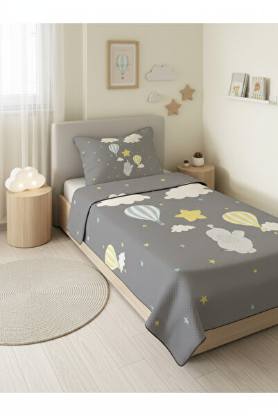 milroma Cute Elephant and Balloons Children's Pique Set