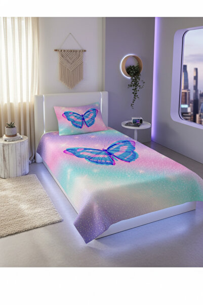 milroma Colorful Butterfly Patterned Children's Pique Set