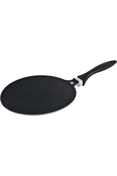 Prestige Flat Tawa 28 cm PR80954, Cast Iron, Black