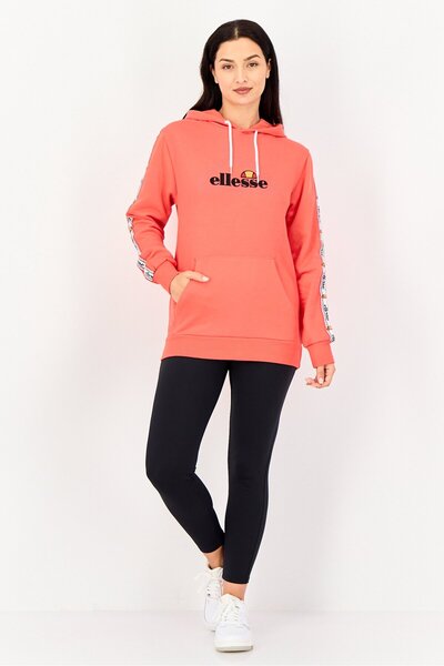 Ellesse Women Sportswear Fit Long Sleeve Outdoor Marseille Hoodie, Red