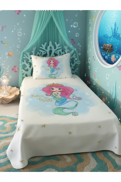 milroma Mermaid Magical Children's Pique Set