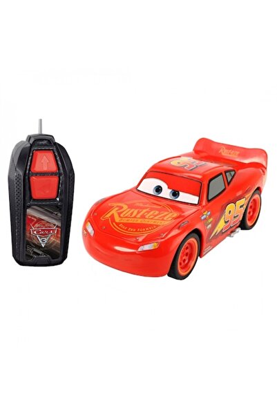 DİSNEY CARS Promo Pack: 3 Car - Lightning McQueen, RC Single Drive + Squishy Antistress Toy, Pinch F