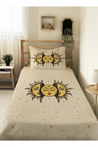 milroma Sun and Moon Patterned Children's Pique Set