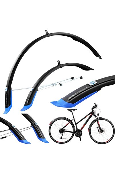 Other Apărători de bicicletă SIMPLA 28'' UBIQUIT pentru biciclete de oraș, complet negre și albastre