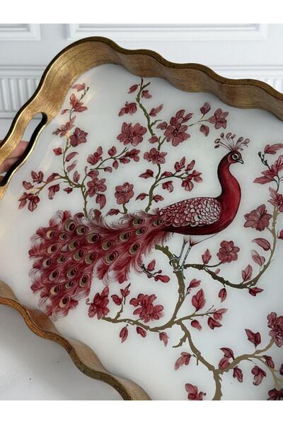 ROSSEV Peacock Rectangular Tray