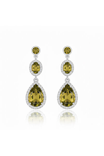 Silveranka 925 Ayar Gümüş Kristal Elegance Küpe