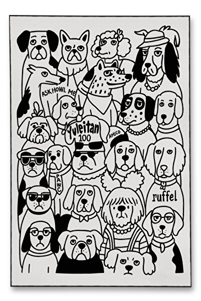 Rugs Modern Halı MOSSO Çiçek Desenli Dokuma Taban Modern Dekoratif Halı mosso...