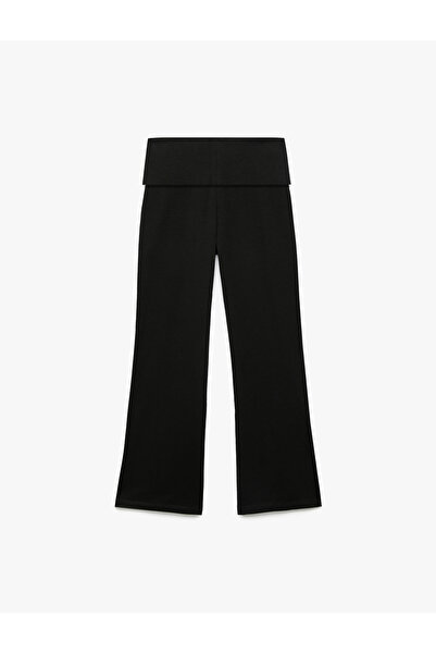 Koton Black Girl's Slim Fit Trousers