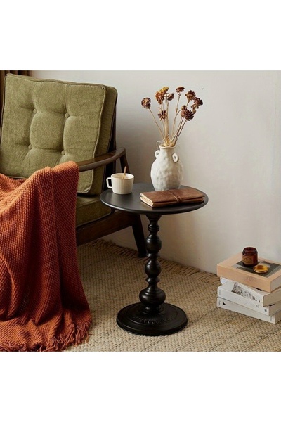 Zztcmp Side Table,Sofa End Tables,Round End Table Iron Decorative Pedestal Metal Accent Table