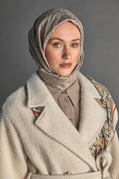 Setrms Yuvarlak Desenli Viskon Eşarp