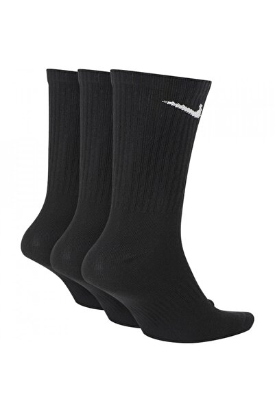 Nike Everyday Lightweight Crew - Set of 3 Socks, Black, EU 38-42