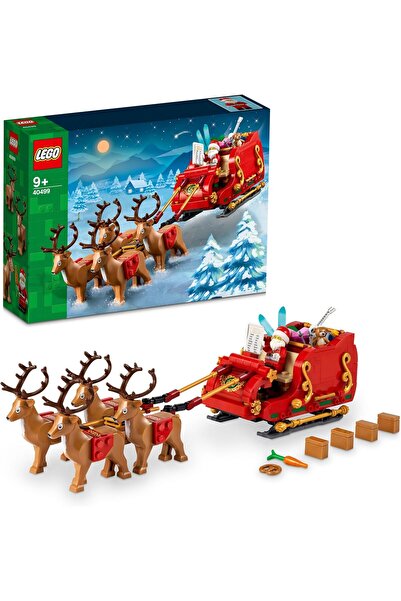 LEGO Santa's Sleigh 40499 Building Set with Minifigure and Reindeer Figures