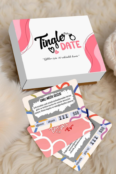 Luxmon Effectiveness Card for Couples Tingle Date 40 Cards