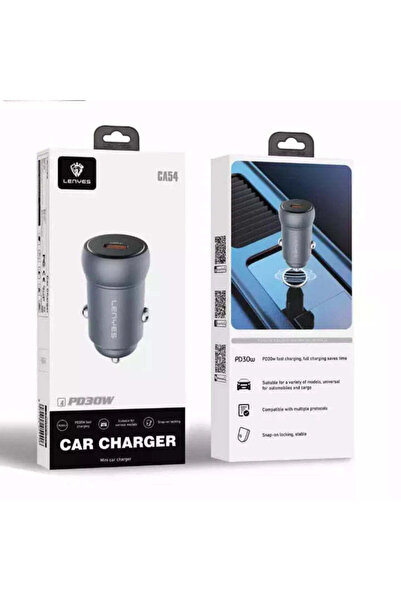 Lenyes CA54 PD 30W Mini Dual Car Charger - Dark Blue