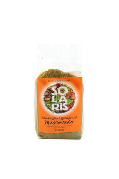 SOLARIS Zahar brun nerafinat Muscovado 500 gr